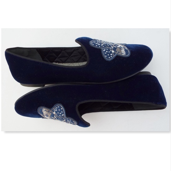 New MARC JACOBS Blue Space Smoking Slippers 39.5 - Picture 7 of 8
